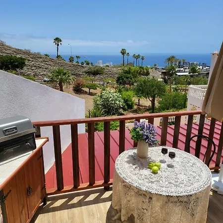 Private Pool Bbq Air Conditioning Stunning Ocean View Feriehus Costa Adeje (Tenerife)